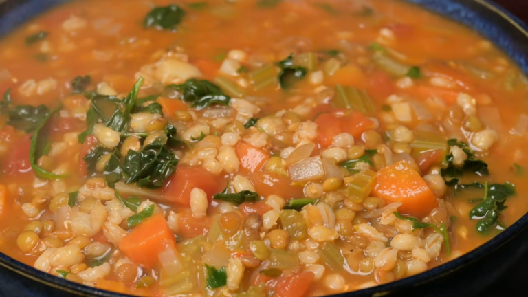 Barley Lentil Soup Recipe