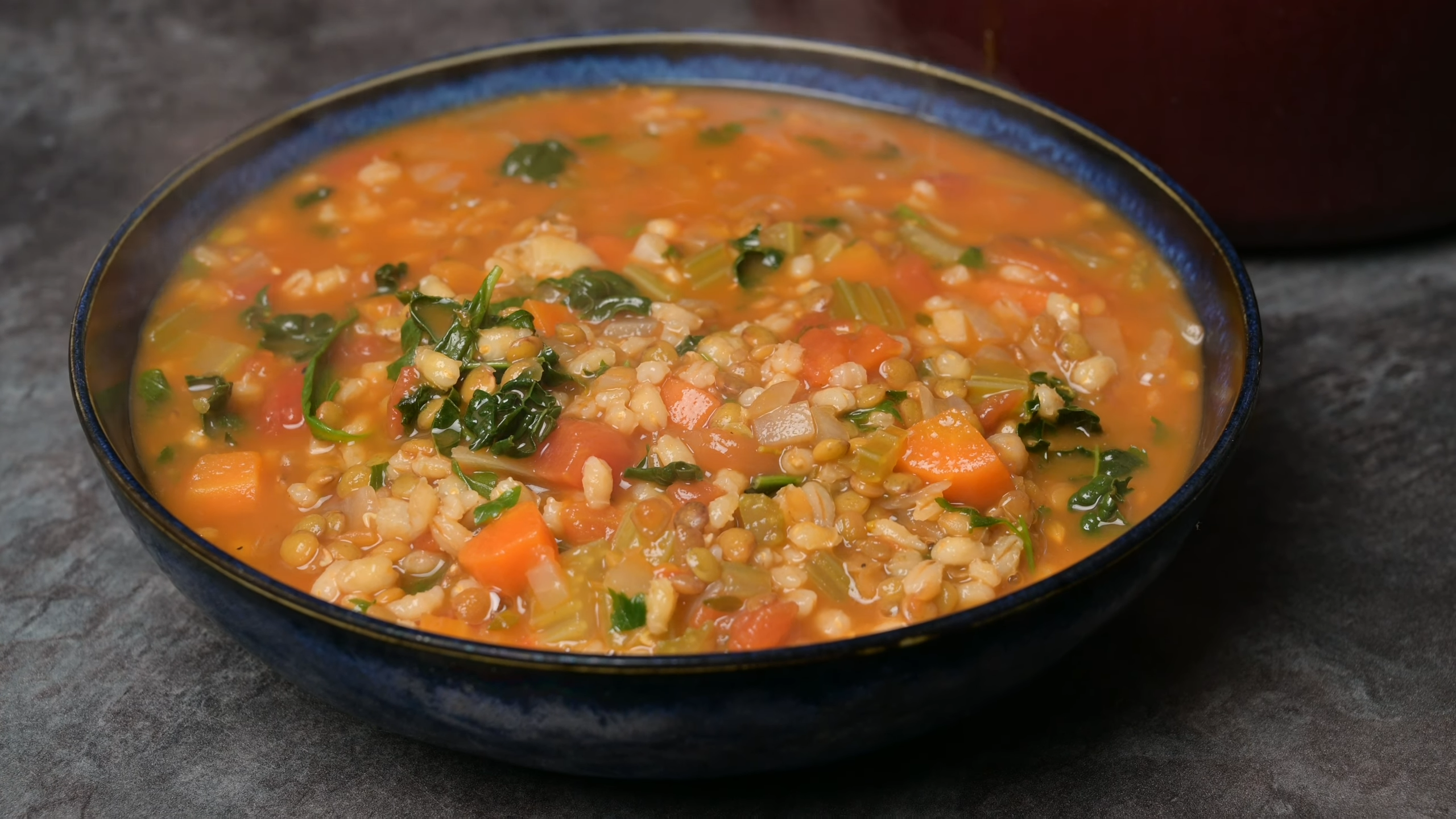 Barley Lentil Soup Recipe