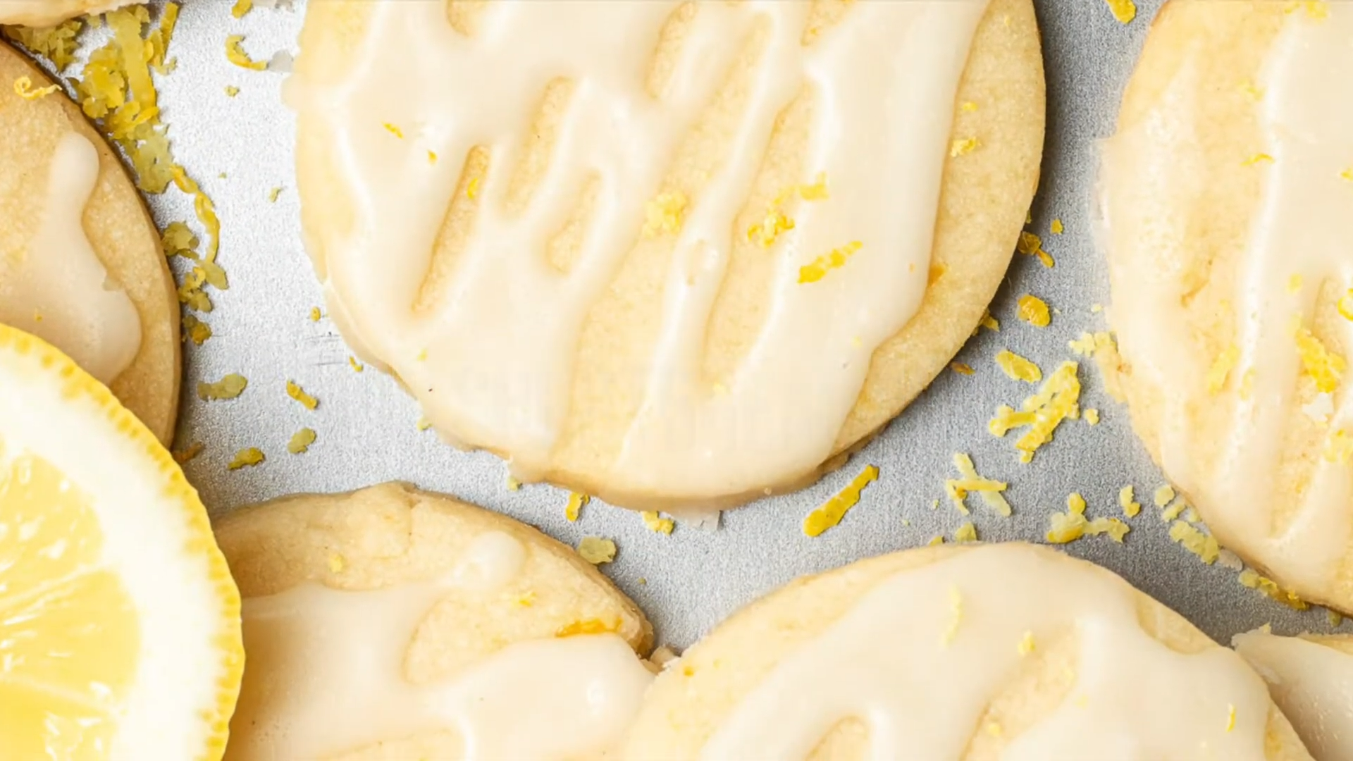 Lemon Shortbread Cookies